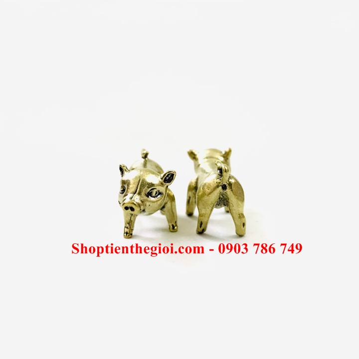 Móc Khóa Tượng Đồng Con Heo - SP005224